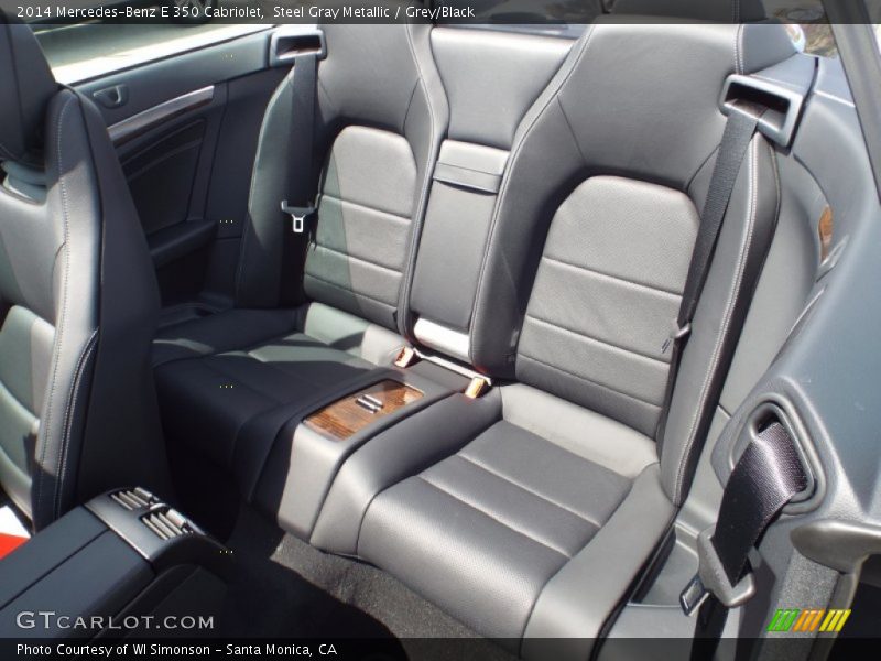 Steel Gray Metallic / Grey/Black 2014 Mercedes-Benz E 350 Cabriolet