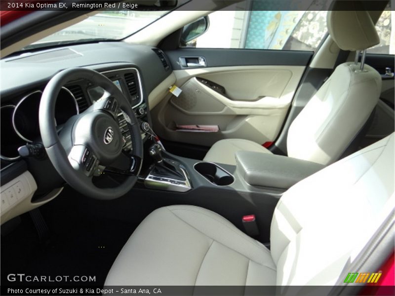 Remington Red / Beige 2014 Kia Optima EX
