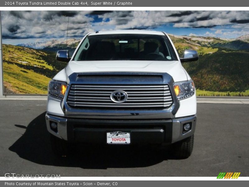 Super White / Graphite 2014 Toyota Tundra Limited Double Cab 4x4