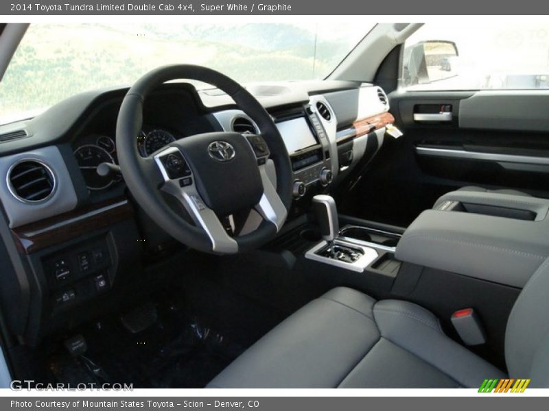 Super White / Graphite 2014 Toyota Tundra Limited Double Cab 4x4