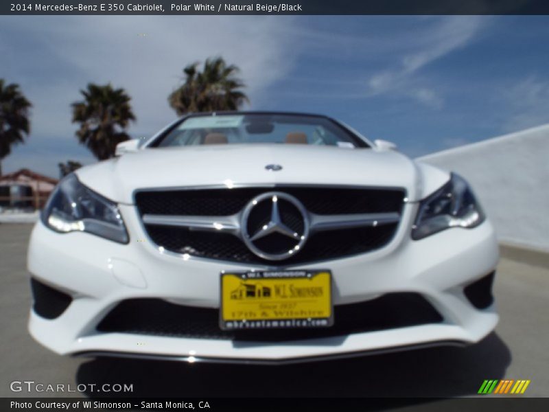 Polar White / Natural Beige/Black 2014 Mercedes-Benz E 350 Cabriolet