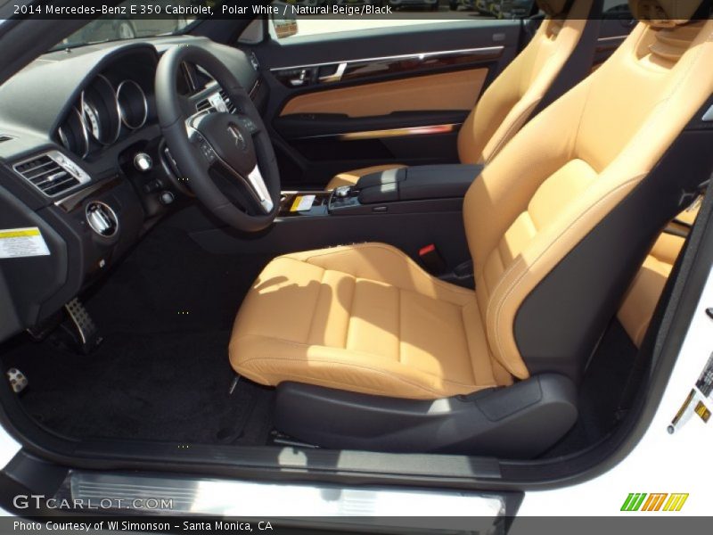 Polar White / Natural Beige/Black 2014 Mercedes-Benz E 350 Cabriolet