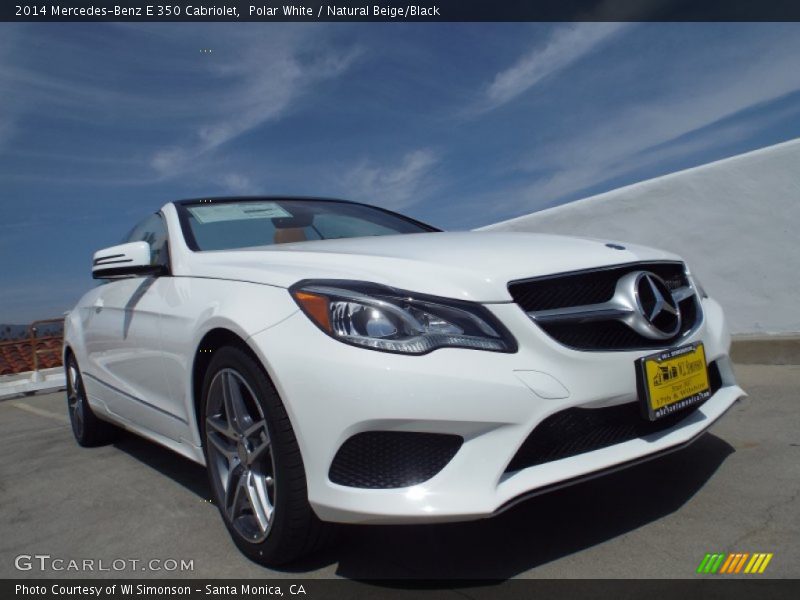 Polar White / Natural Beige/Black 2014 Mercedes-Benz E 350 Cabriolet