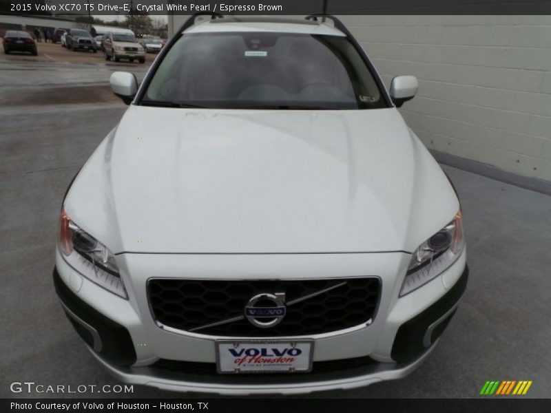 Crystal White Pearl / Espresso Brown 2015 Volvo XC70 T5 Drive-E