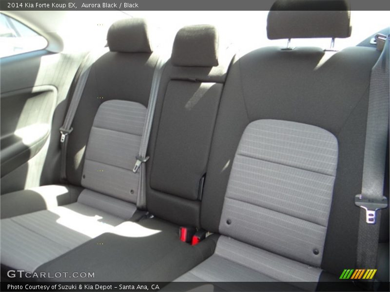 Aurora Black / Black 2014 Kia Forte Koup EX