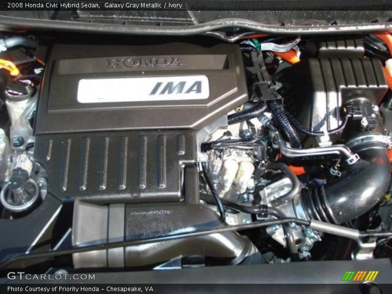 Galaxy Gray Metallic / Ivory 2008 Honda Civic Hybrid Sedan