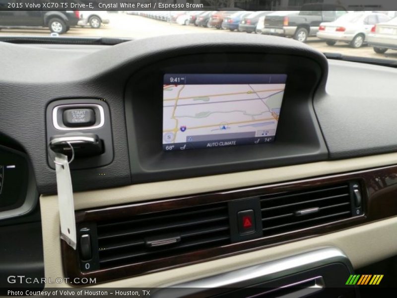 Crystal White Pearl / Espresso Brown 2015 Volvo XC70 T5 Drive-E