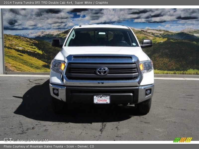 Super White / Graphite 2014 Toyota Tundra SR5 TRD Double Cab 4x4