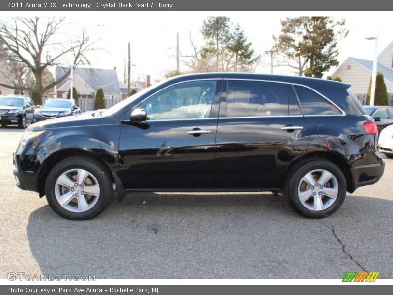 Crystal Black Pearl / Ebony 2011 Acura MDX Technology