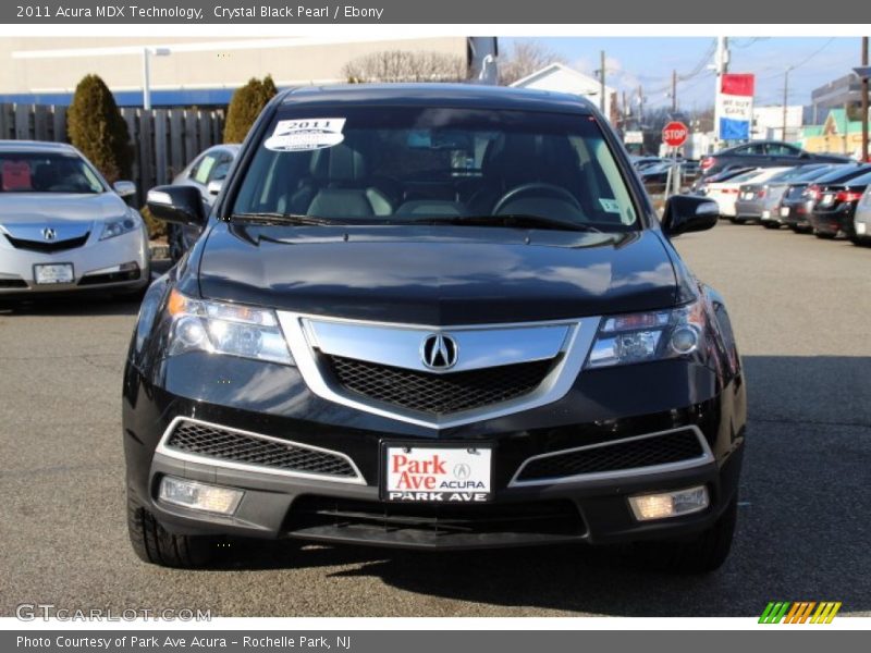 Crystal Black Pearl / Ebony 2011 Acura MDX Technology