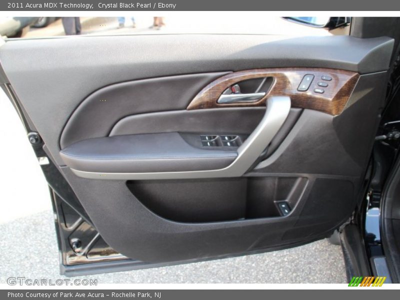 Crystal Black Pearl / Ebony 2011 Acura MDX Technology