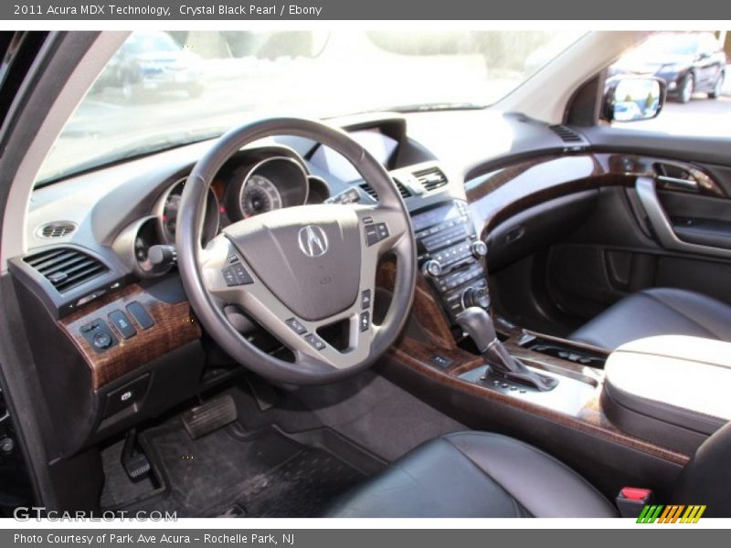 Crystal Black Pearl / Ebony 2011 Acura MDX Technology