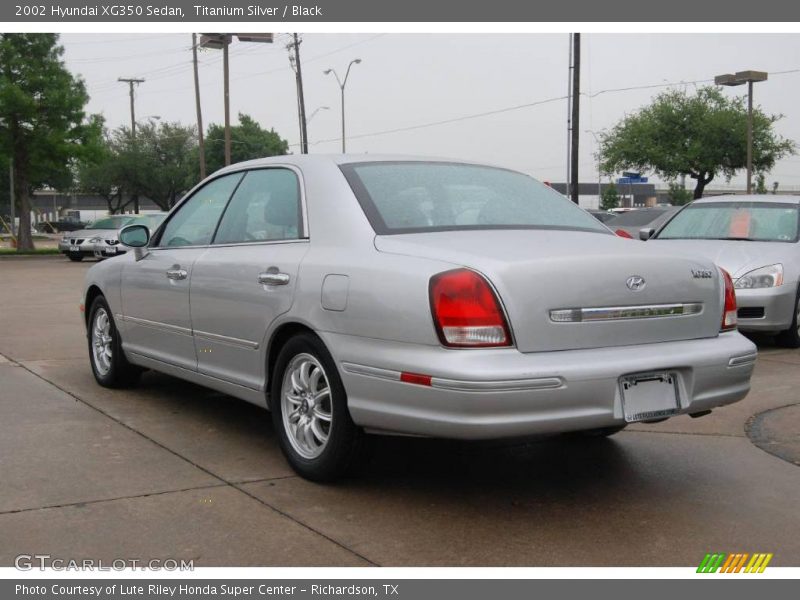 Titanium Silver / Black 2002 Hyundai XG350 Sedan