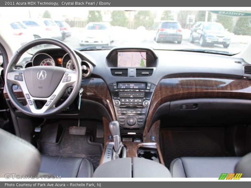 Crystal Black Pearl / Ebony 2011 Acura MDX Technology