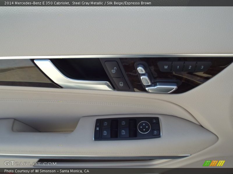 Steel Gray Metallic / Silk Beige/Espresso Brown 2014 Mercedes-Benz E 350 Cabriolet