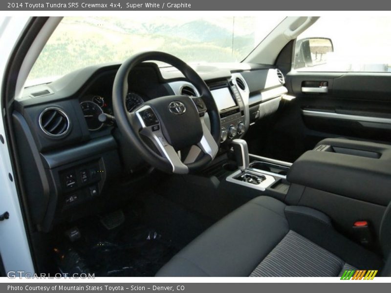 Super White / Graphite 2014 Toyota Tundra SR5 Crewmax 4x4