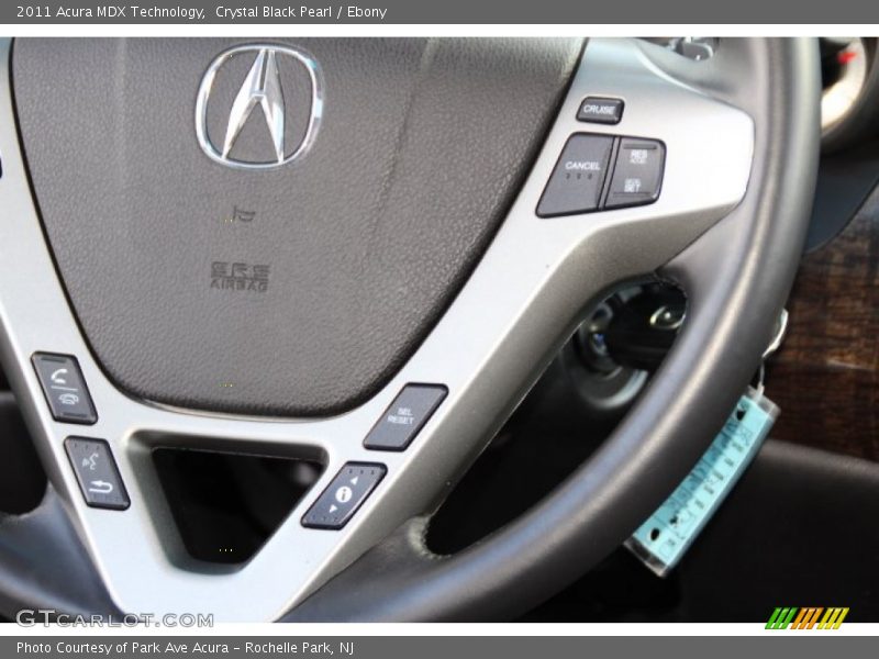Crystal Black Pearl / Ebony 2011 Acura MDX Technology