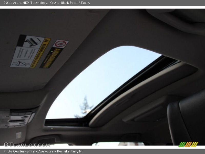 Crystal Black Pearl / Ebony 2011 Acura MDX Technology