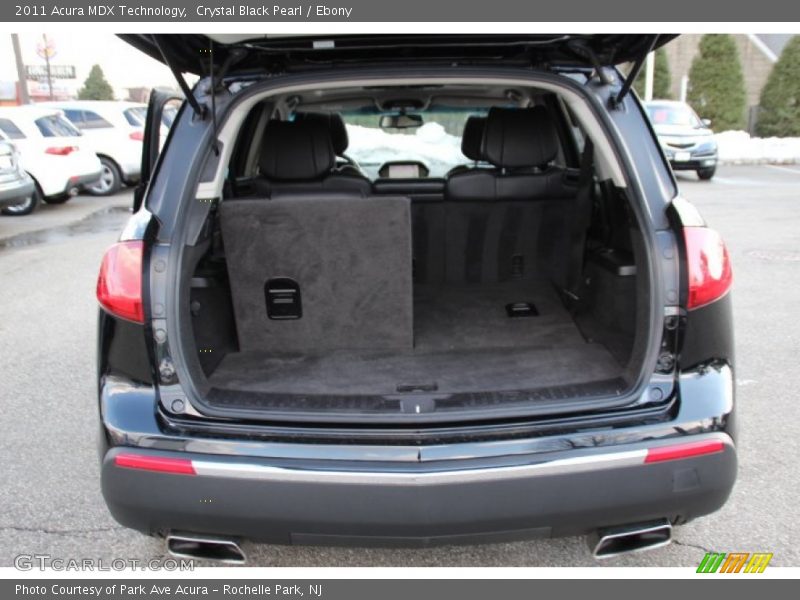 Crystal Black Pearl / Ebony 2011 Acura MDX Technology