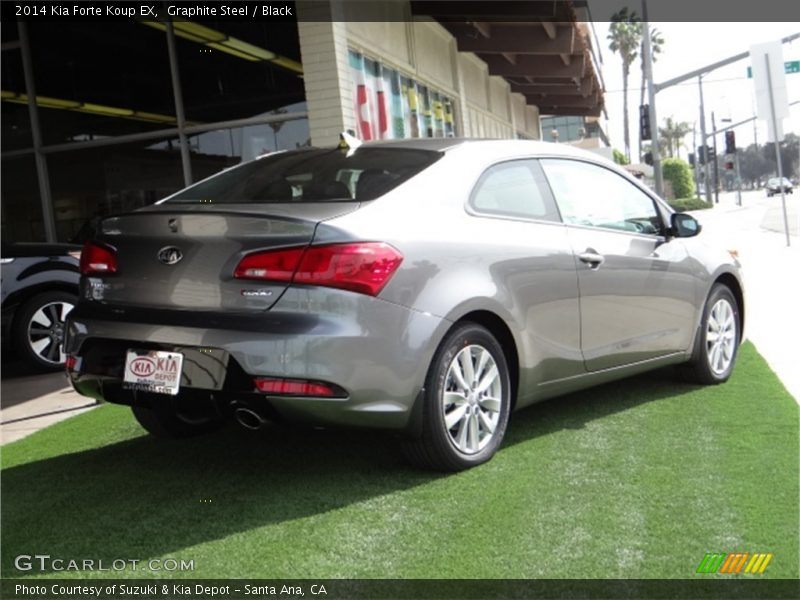 Graphite Steel / Black 2014 Kia Forte Koup EX