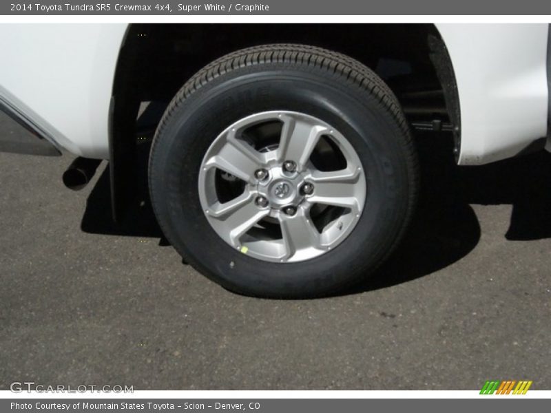 Super White / Graphite 2014 Toyota Tundra SR5 Crewmax 4x4