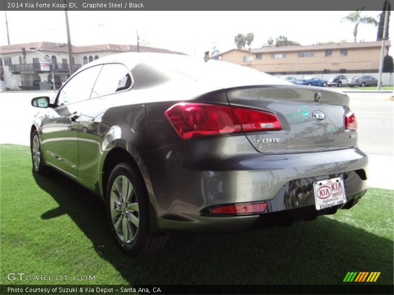 Graphite Steel / Black 2014 Kia Forte Koup EX