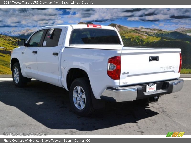 Super White / Graphite 2014 Toyota Tundra SR5 Crewmax 4x4