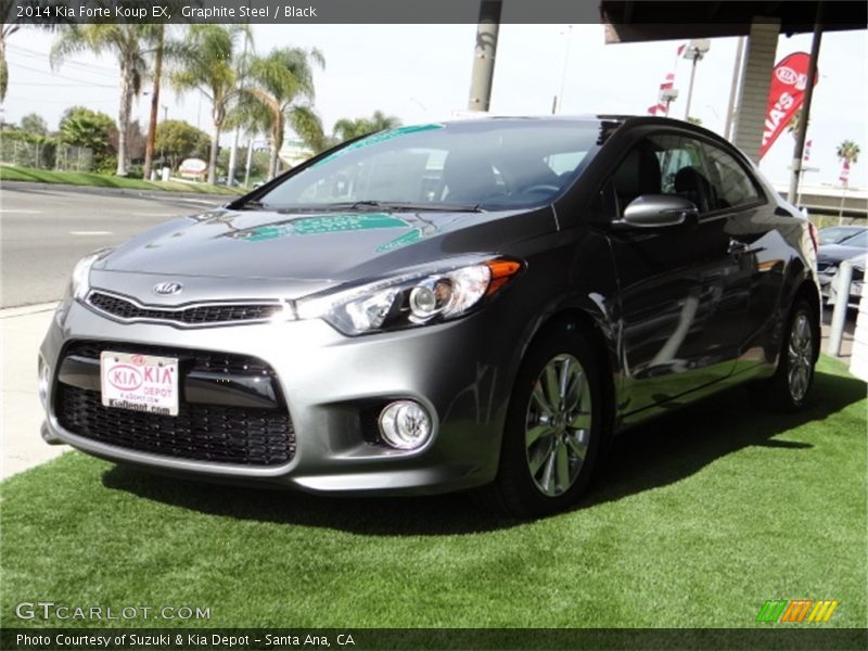Graphite Steel / Black 2014 Kia Forte Koup EX