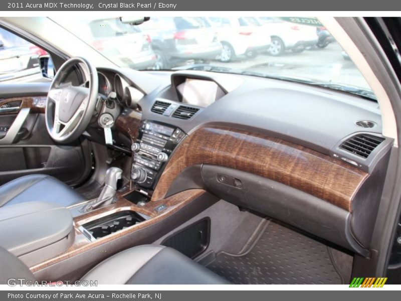 Crystal Black Pearl / Ebony 2011 Acura MDX Technology