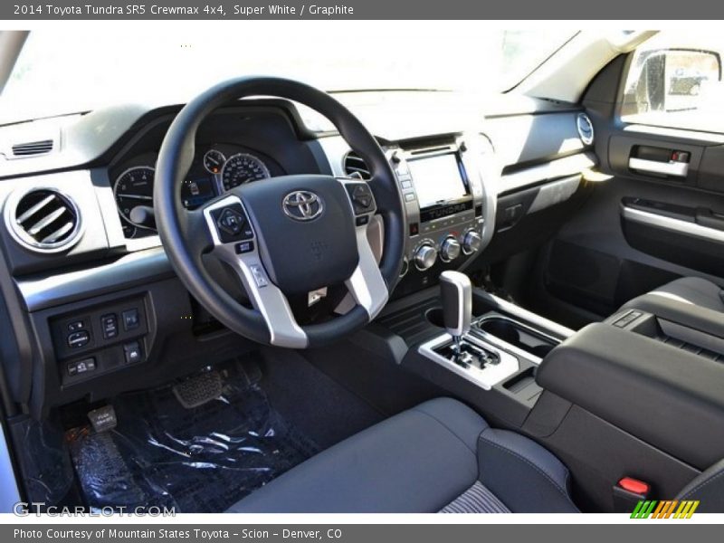 Super White / Graphite 2014 Toyota Tundra SR5 Crewmax 4x4
