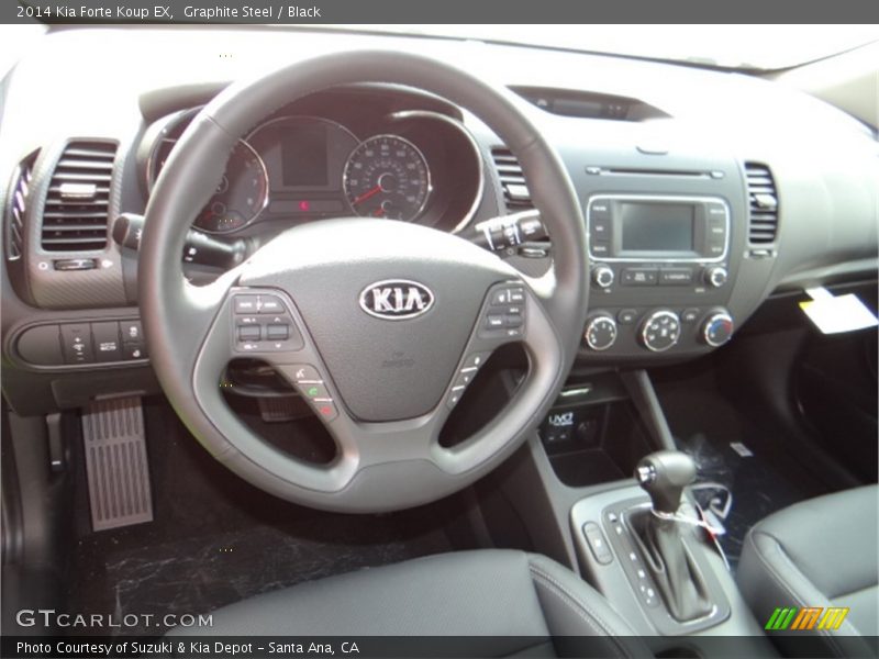 Graphite Steel / Black 2014 Kia Forte Koup EX