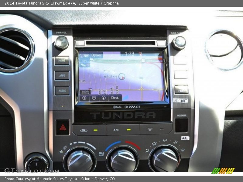 Super White / Graphite 2014 Toyota Tundra SR5 Crewmax 4x4