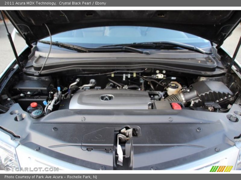Crystal Black Pearl / Ebony 2011 Acura MDX Technology