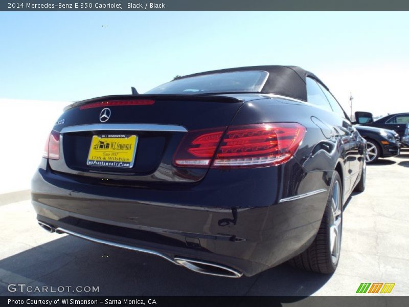 Black / Black 2014 Mercedes-Benz E 350 Cabriolet