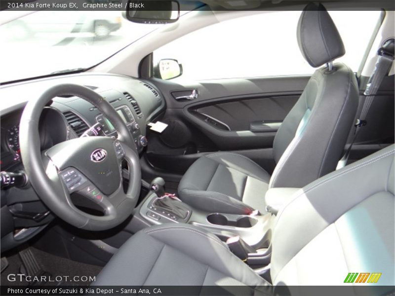 Graphite Steel / Black 2014 Kia Forte Koup EX