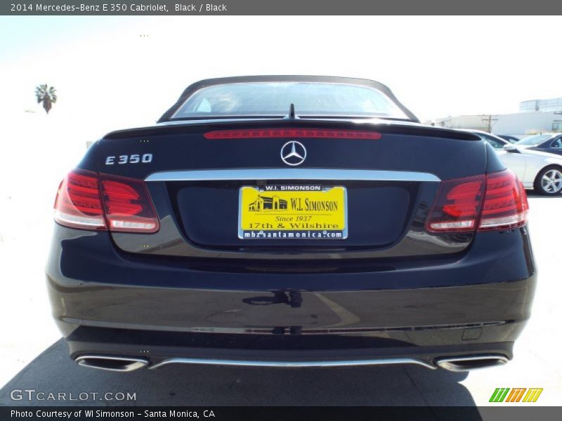Black / Black 2014 Mercedes-Benz E 350 Cabriolet