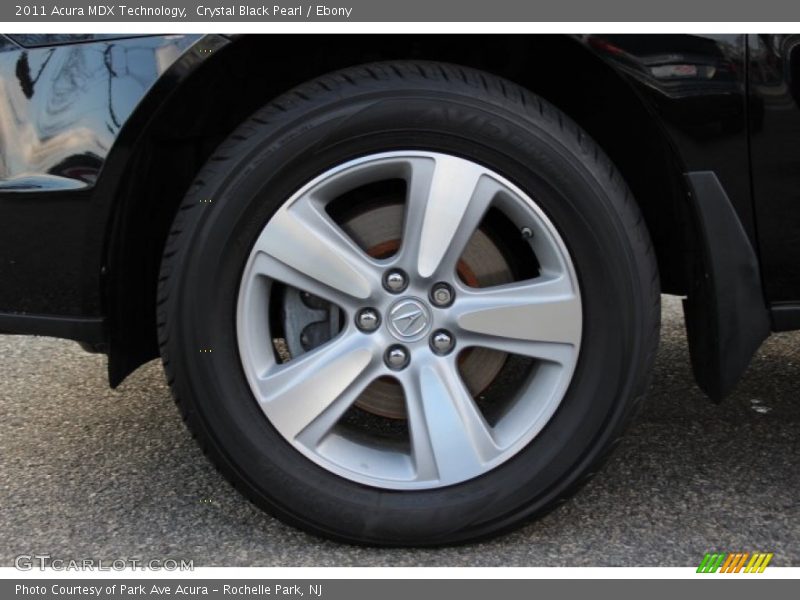 Crystal Black Pearl / Ebony 2011 Acura MDX Technology