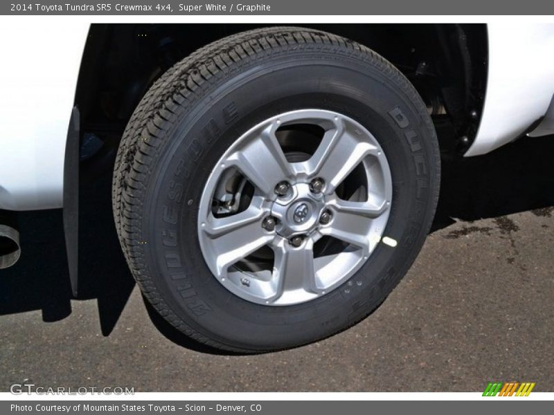 Super White / Graphite 2014 Toyota Tundra SR5 Crewmax 4x4