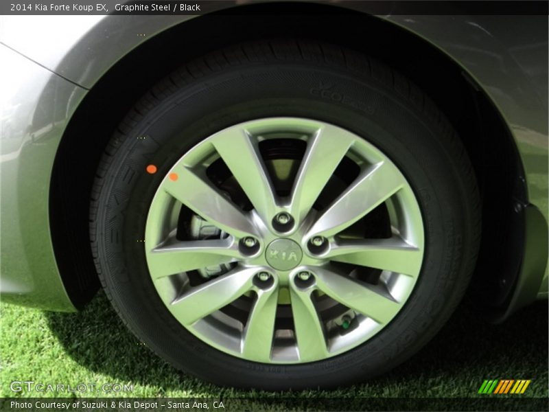 Graphite Steel / Black 2014 Kia Forte Koup EX