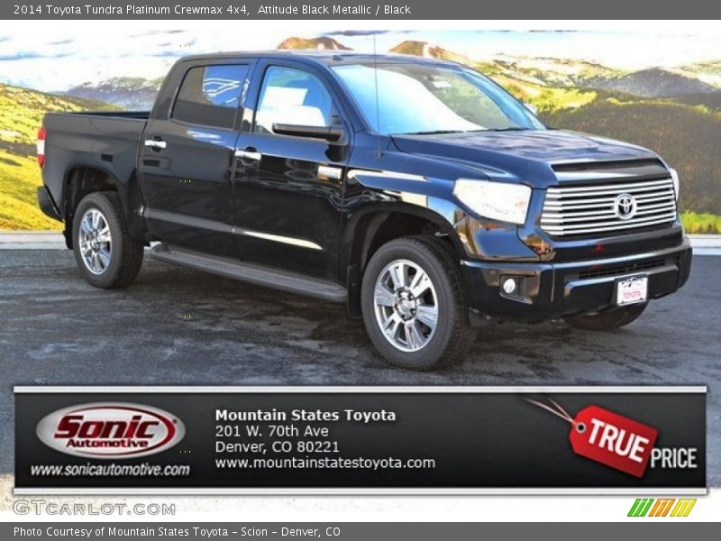 Attitude Black Metallic / Black 2014 Toyota Tundra Platinum Crewmax 4x4