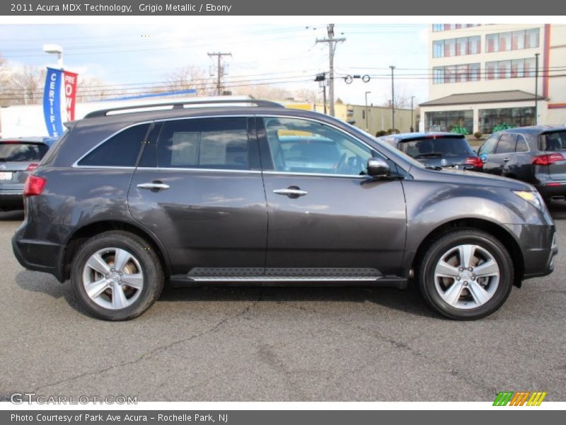 Grigio Metallic / Ebony 2011 Acura MDX Technology