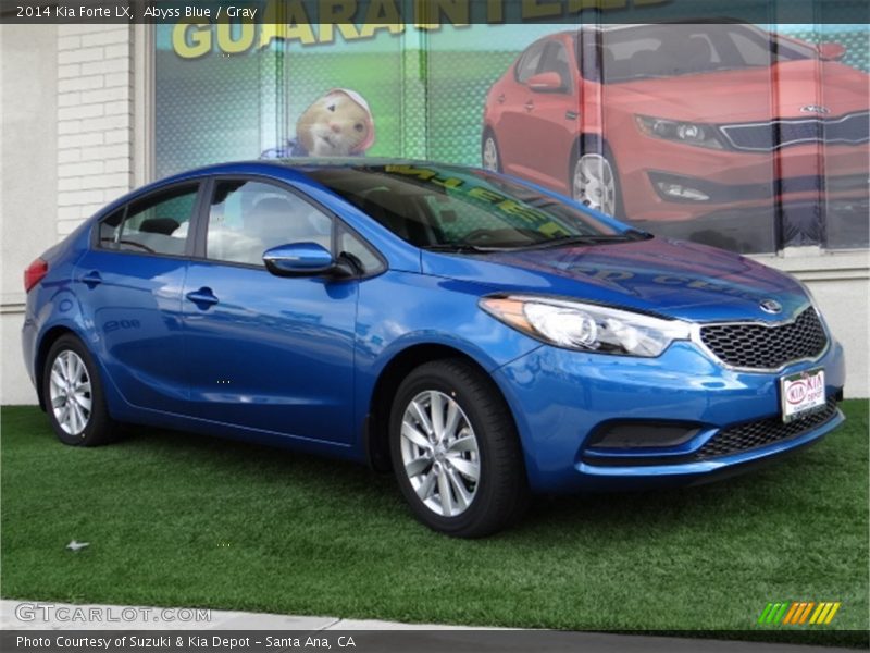 Abyss Blue / Gray 2014 Kia Forte LX