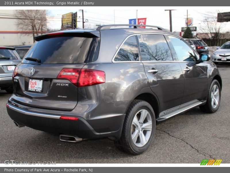 Grigio Metallic / Ebony 2011 Acura MDX Technology