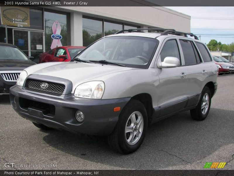 Pewter / Gray 2003 Hyundai Santa Fe GLS 4WD