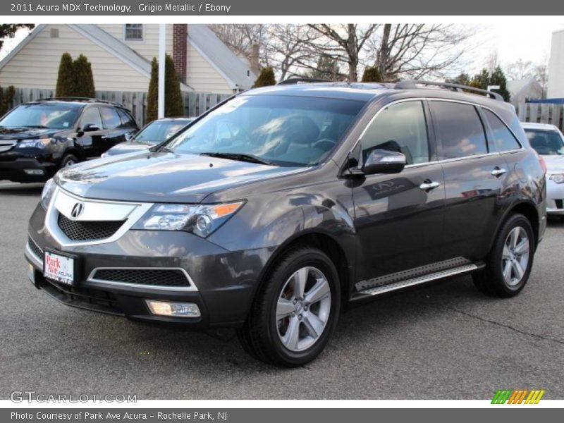 Grigio Metallic / Ebony 2011 Acura MDX Technology