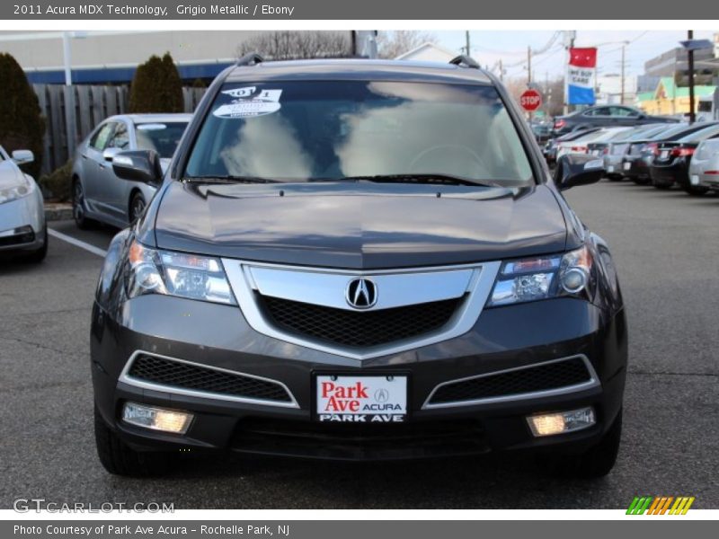 Grigio Metallic / Ebony 2011 Acura MDX Technology