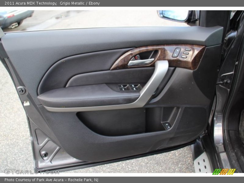 Grigio Metallic / Ebony 2011 Acura MDX Technology