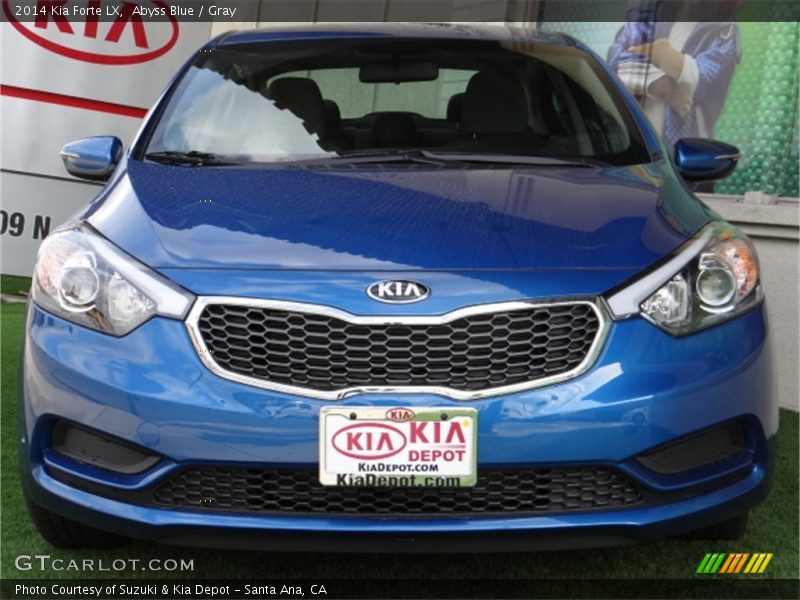 Abyss Blue / Gray 2014 Kia Forte LX