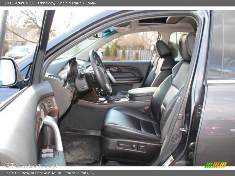 Grigio Metallic / Ebony 2011 Acura MDX Technology