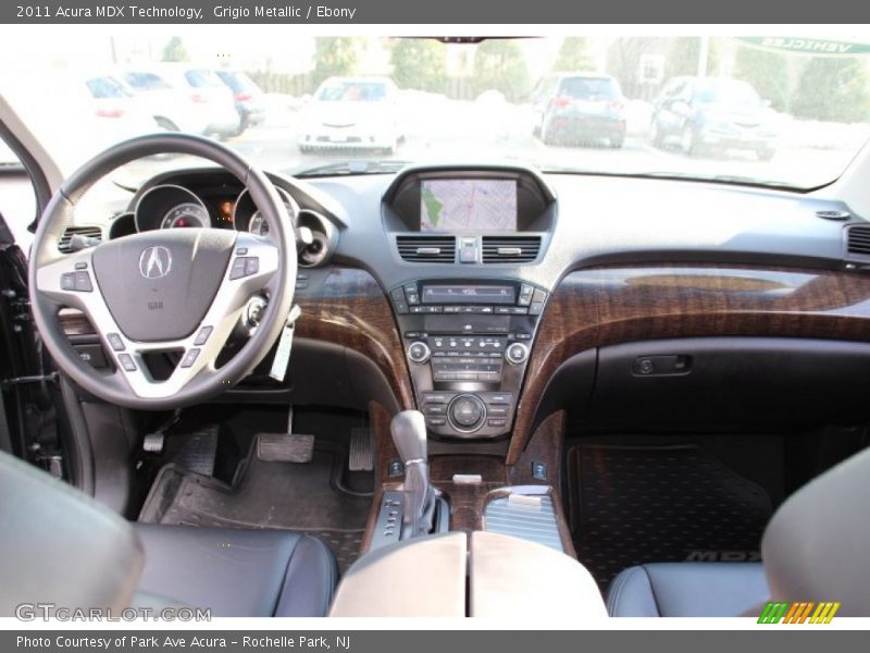 Grigio Metallic / Ebony 2011 Acura MDX Technology